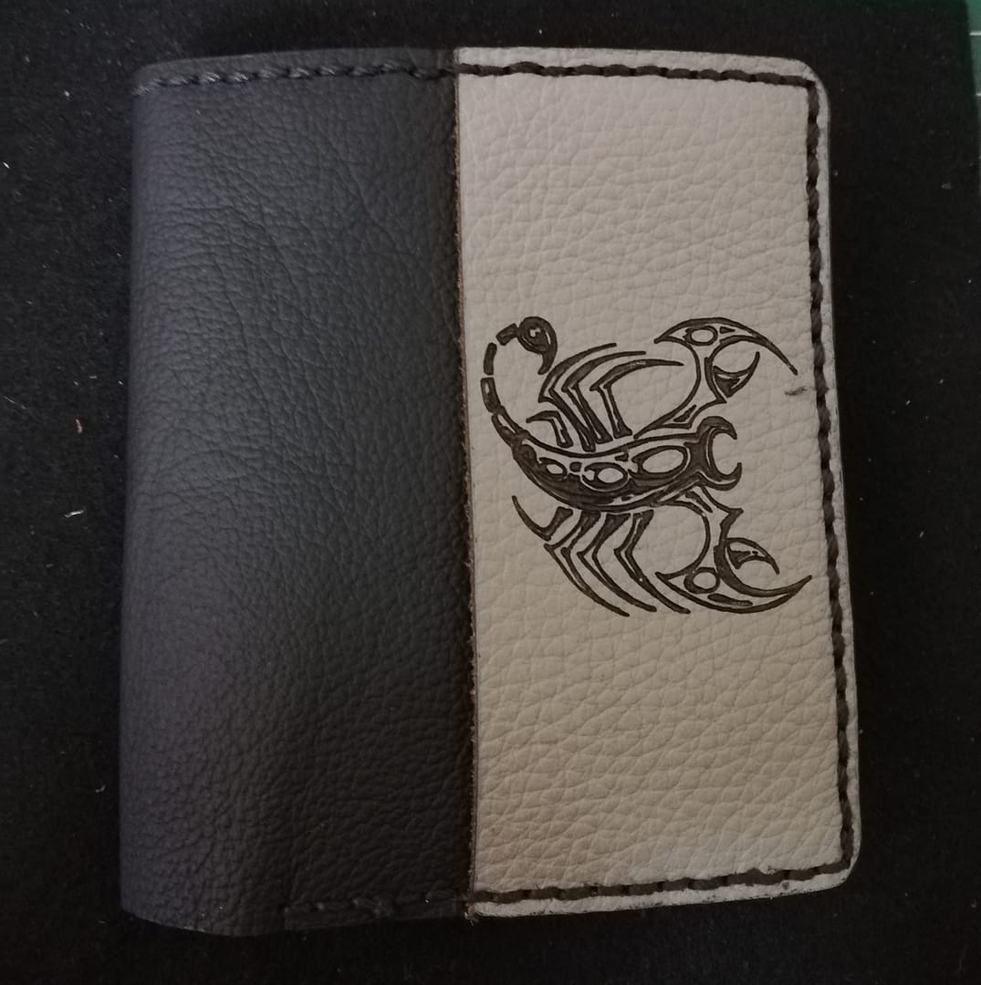 Mens wallet genuine leather