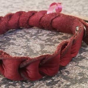 Braided Bracelet red
