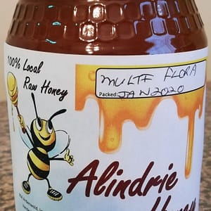 100% raw local honey