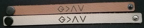 God is greater bracelet