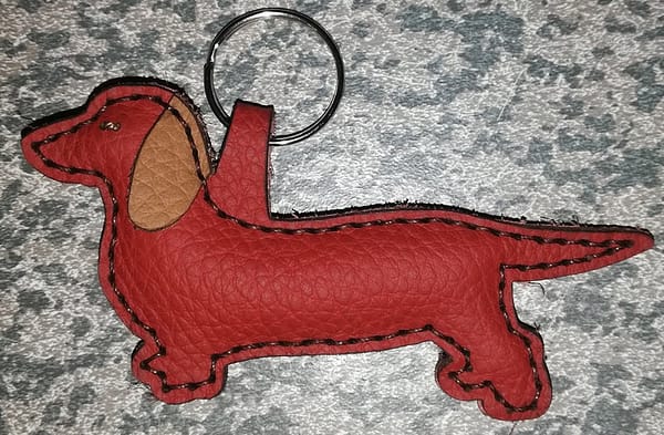 genuine leather key tags