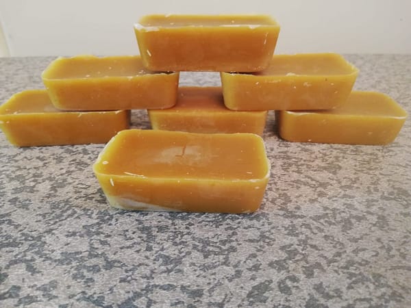 Beeswax blocks