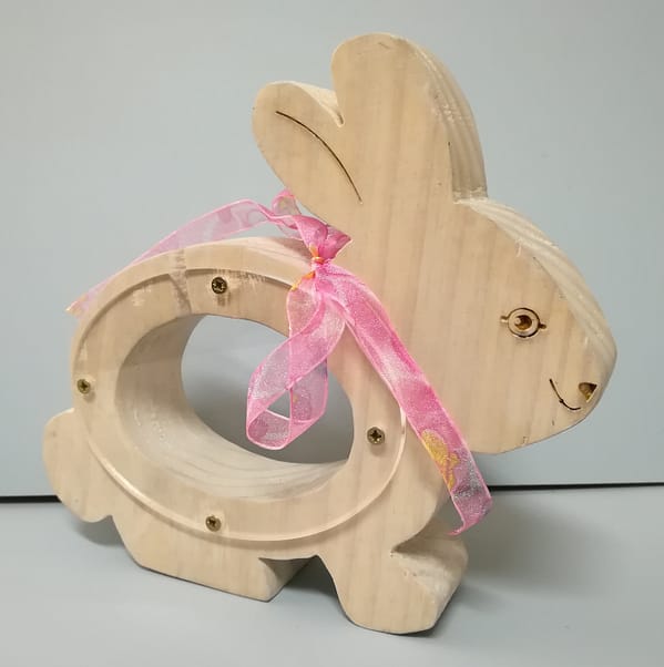 White rabbit money box