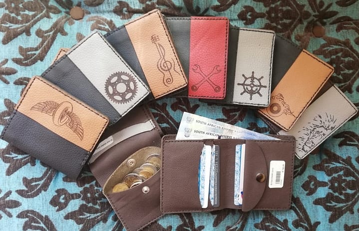 Mens wallet genuine leather