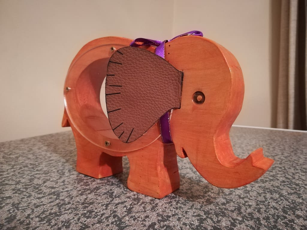 Kids Elephant Savings Box - Alindrie Creations & Inspirations